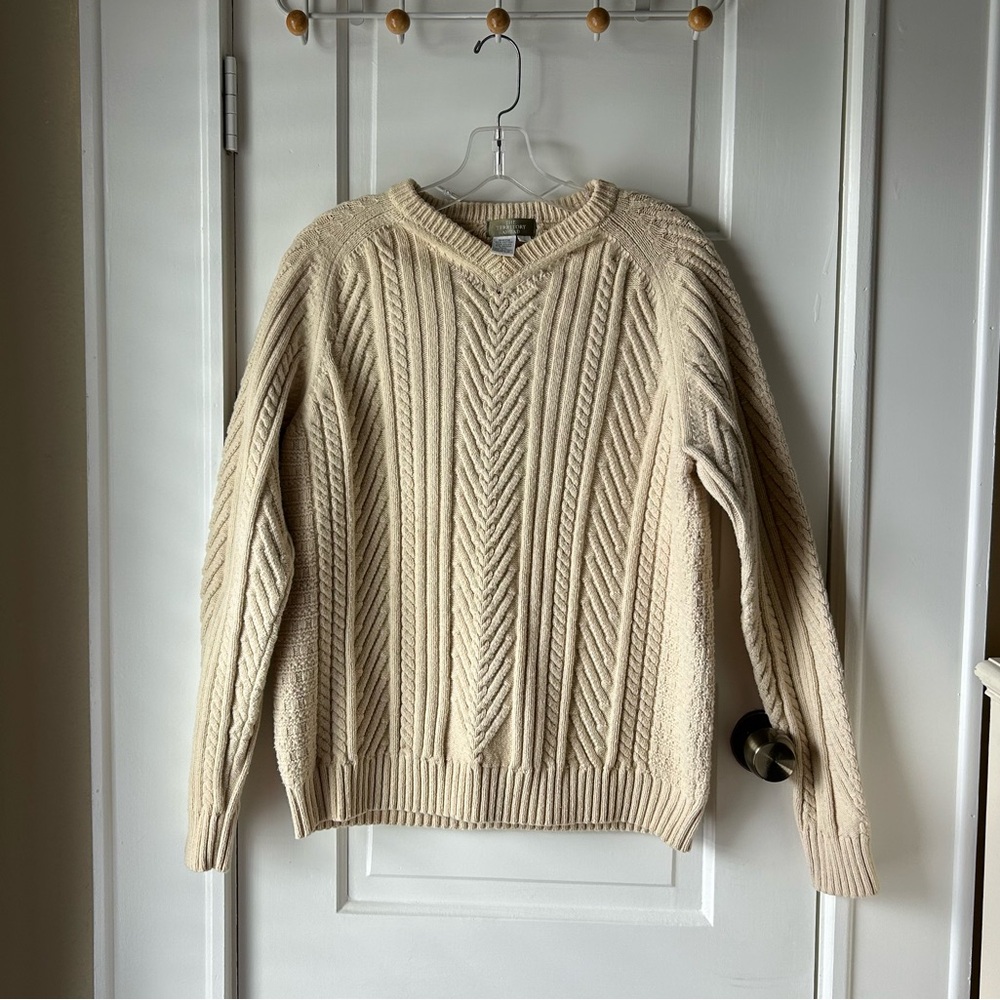 The Territory Ahead V-Neck Fisherman Sweater